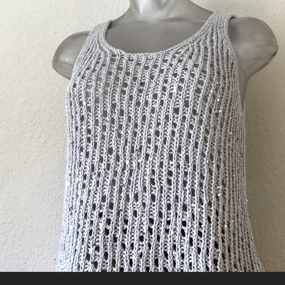 Eileen Fisher sequin chainmail mesh - Picture 6 of 10